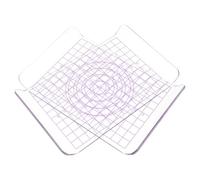 DIYEAH Ensemble de 2 Outils en Plastique pour Argile, Plateau Carré Transparent Facile à Nettoyer, Polyvalent pour Poterie et Modelage d'argile Séchant à L'air, pour Garçon et Filles