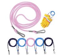 DIYEAH Ensemble de 6 Cordons pour Garçon et Filles en Nylon, Pinces de Mitaines Anti-Perte, Lanière pour Moufles et Moufles, Accessoires pour Tout-Petits