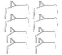 DIYEAH Ensemble de 8 paniers vapeur : support de cuisson vapeur robuste, support pliable pour casseroles et poêles, panier pour autocuiseur, 15,5 cm x 17 cm