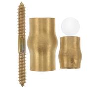 DIYEAH Ensemble de Jointures en Cuivre pour Canne de Marche, Accessoire Antidérapant pour Personnes Âgées, Kit de Réparation Solide pour Bâtons de Marche, pour Usage Intérieur