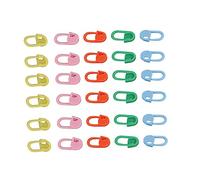 DIYEAH Épingles à Mailles Verrouillables pour Tricot Crochet Accessoires de Tricot 2 X 100 Pièces Couleurs Aléatoires Marqueurs de Points Solide pour Compte Rangs Crochet Loisirs Créatifs