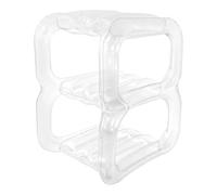 DIYEAH Étagère à Chaussures Gonflable Double Couche en PVC - Rangement Pliable pour Pantoufles, idéale pour l'entrée, la Salle de Bain ou Une résidence étudiante.