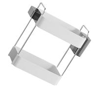 DIYEAH Étagère Double pour Rangement de Cosmétiques et Produits de Beauté Organisateur de Comptoir de Salle de Bain Support de Stockage Robuste et Polyvalent pour Bureau et Cuisine Blanc