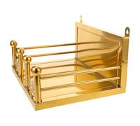 DIYEAH Étagère Murale en Acier Inoxydable Petite Taille Support pour Statue de Bouddha et Guanyin Décoration Murale pour Salon et Temple Domestique Étagère de Contemplation