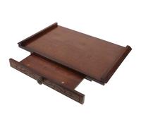 DIYEAH Étagère Murale pour autel : Support en Bois pour Statue de Bouddha | Étagère-autel avec plaque télescopique, pour espace sacré domestique, Guan Gong, Guanyin, aux divinités