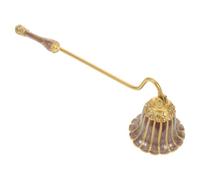 DIYEAH Éteignoir à Flamme de Bougie, Extincteur à Chandelier en Métal, Long Manche, Style Classique Vintage, Maison Occasions Festives