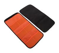 DIYEAH Étui de Rangement pour Filtres D’Objectif 2 Pièces 6 Compartiments Antichocs Pochette Photo Orange Légère et Compacte pour Accessoires Lentilles Sacoche de Voyage pour Filtres