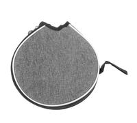 DIYEAH Étui Demi-Rond pour Raquette de Tennis de Table Gris, Oxford Léger | Pochette de Rangement Protectrice, Facile à Stocker, pour Articles de Sport, Usage Quotidien