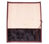 DIYEAH Étui Pinceaux Bambou à Rouler Grosse Capacité et Multiples Positions Fixes, Paquet de Rangement Pratique en Tissu Oxford pour Étudiants en Art et Garçon et Filles