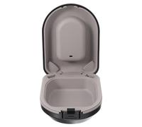 DIYEAH Étui pour Appareil Auditif Compact Noir Boîte de Protection Rigide Abs Étanche Couvercle Hermétique Boîtier Portable Antichoc pour Rangement et Transport Quotidien