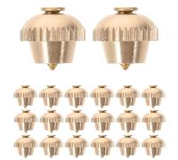 DIYEAH Fermoirs à Épingle Métalliques Dorés 50 Pcs Connecteurs Porte-Badge à Vis Universels Boucles Verrouillables pour Badges Épingles à Cravate et Accessoires de Fixation Sécurisés