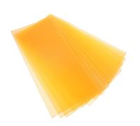 DIYEAH Feuilles de Cire d'abeille Gaufrée pour Ruche Apicole - Lot de 10 Pièces - Cire Naturelle Orange - Fondation de Nid pour Matériel Apiculture - Construction Rapide de Cadres