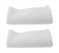 DIYEAH Feuilles de Feutrine de Laine Épaisses 2 Pcs 50X50 CM Couleur Blanche pour Feutrage à L’Aiguille Patchwork Loisirs Créatifs et Couture Tissu Rigide Non Tissé pour Projets