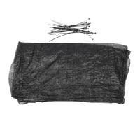 DIYEAH Filet Pare-Soleil Extérieur 4x6 m en Charbon Noir 20 Attaches pour Jardin, Balcon Et Terrasse, Protection Anti-UV ’intensité Lumineuse