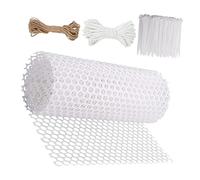 DIYEAH Filet Treillis en Plastique pour Poteau en Mousse Maille pour Plantes Grimpantes D’intérieur et Extérieur Kit de Support pour Jardin Maille Pratique pour Fleurs Grimpantes