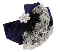 DIYEAH Filets à Cheveux pour Chignon Lot de 2 Pinces, Filet à Cheveux de Ballet en Résille Noire Bordure en Dentelle, Accessoires pour Coiffure Professionnelle et Danse, Couverture