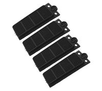 DIYEAH Filtres pour Aquarium Noir en Plastique, Structure Multicouche, Entretien Simple sans Outils, Lot de 4 Pièces pour Aquariums de Poissons Rouges et Bettas