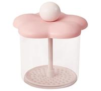 DIYEAH Flacon Mousseur pour Nettoyant Visage Portable Rose, Fabricant de Mousse Plastique Manuel, Mousseur pour Gel Nettoyant à Bulles, Accessoire Simple et Réutilisable pour Soin Peau,