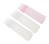 DIYEAH Flacons Applicateurs Lot de 3 sans Abîmer Cuir Chevelu 120ml en Plastique Léger pour Cheveux pour Usage Salon ou Domicile