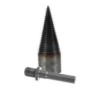 DIYEAH Foret à Bois Fendeur Hexagonal Foret Robuste Acier Au pour Fendre Bûches avec Perceuse Électrique Outil de Forage Bois Polyvalent et Facile Utilisation Adapté pour Fendeuse Buche