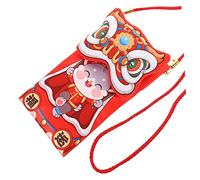 DIYEAH Fournitures pour La Fête du Printemps 2023 Rouge À Bandoulière Enveloppe Élégante pour l'argent Nouvel an Chinois