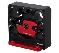 DIYEAH Gabarit de Coupe Réglable à 8 Trous en Alliage D'aluminium pour Perceuse Électrique, Outil de Positionnement Précis pour Tourillons en Bois, Lame en Carbure, Accessoire Polyvalent