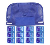 DIYEAH Gilet Rafraîchissant D’polyester avec Bretelles Réglables | Maille Respirante, Poches pour Poches de Glace, Liberté de Mouvement, pour Travail, Sport et Extérieur Style Aléatoire