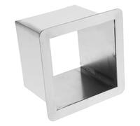 DIYEAH Goulotte Carrée Encastrable Pour Poubelle Cuisine Acier Inoxydable Oeillet Pour Déchets Comptoir Bureau