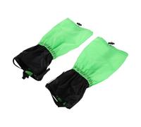 DIYEAH Guêtres de Randonnée Imperméables en Nylon Vert, Protection Le Sable et Accès Rapide, 2 Pièces pour Chaussures de Montagne et Activités Extérieures