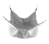DIYEAH Hamac pour Écureuil Double Couche Chaud, Nid Suspendu en Tissu Solide 20x20 Cm, Maison Ludique pour Petits Rongeurs, Adapté aux Hamsters, Cochons D’Inde et Chinchillas