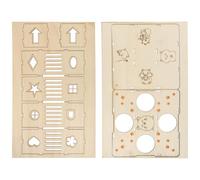 DIYEAH Hamster Bois Tunnel Labyrinthe Interactif pour Petits Animaux Exercice Anti-obésité Divertissement pour Rongeurs