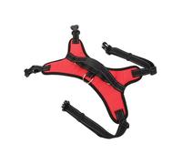 DIYEAH Harnais Chien Moyen et Grand Maille Rouge Confortable avec Boucle Rapide pour Contrôle Facile et Liberté de Mouvement