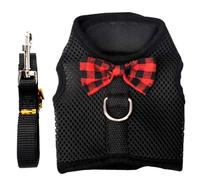 DIYEAH Harnais pour Petit Animal Sangle Pectorale Respirante, Gilet en Maille Filet, Taille S, Léger et Confortable, Adapté pour Lapin, Cobaye et Écureuil, Usage Extérieur