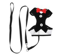 DIYEAH Harnais pour Petit Chien avec Laisse Intégrée Kit de Promenade pour Animaux de Compagnie Accessoire de Sécurité pour Chien