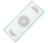 DIYEAH Housse de Machine à Laver Coton et Lin Protection Poussière pour Laveuse et Sèche Linge Design Moderne avec Poches Petite Kaleidoscope