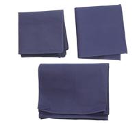 DIYEAH Housse de Protection pour Ordinateur Bureau 3 Pièces en Tissu, Demi-ouverture Arrière pour Passage Câbles, Protège Écran, Clavier et Boîtier Moyen Tour