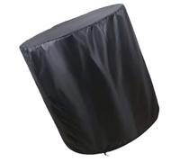 DIYEAH Housse de Table Ronde Imperméable en Tissu Oxford Noir 52x58 Cm pour Refroidisseur de Bière Extérieur, Nappe de Patio Rafraîchissante et Protection Mobilier Jardin