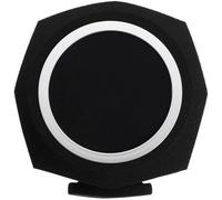 DIYEAH Housse en Mousse Noire pour Microphone Léger, Capture Le Son Humain Pur et Filtre Efficacement Le Bruit, pour Bureau et Petit Trépied