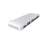 DIYEAH Hub USB Type-c Combiné avec Ports USB et Lecteurs de Cartes Mémoire Microsd pour Charge et Synchronisation de Données