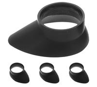 DIYEAH Œilletons pour Jumelles Oculaire en Caoutchouc Noir 4 Pcs, Cache-oculaires pour Microscopes et Télescopes, Bloque la Lumière Ambiante, Réduit Distractions, pour Usage Extérieur