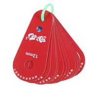 DIYEAH Jauge de Diamètre Précise en Plastique Rouge pour Petits Fruits et Myrtilles, Outil de Mesure Robuste pour Vergers et Marchés