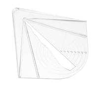 DIYEAH Jauge de Marquage Central Acrylique Clair Outil Symétrique Précis pour Centrage Rapide Travail Du Règle Légère et Résistante pour DIY et Menuisiers