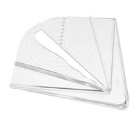 DIYEAH Jauge de Marquage Central Acrylique Outil de Mesure pour Travail Du et Tournage Traceur de Ligne de Centre Précis pour Menuiserie et Tournage sur Tour Résistant et Adapté DIY et