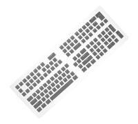 DIYEAH Keycaps Semi-Transparent Gaming Keycaps Set pour Claviers Mécaniques Design Double Moulage Installation Facile Fuite
