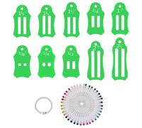 DIYEAH Kit D’Outil de Couture pour Biais en Tissu Vert Fabricant de Ruban Adhésif Textile Machine à Relier Soi-Même pour Patchwork et Quilting Accessoires de Loisirs Créatifs