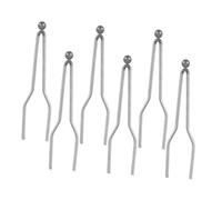 DIYEAH Kit De 6 Pointes De Pyrogravure En Nickel Et Chrome Pointes De Rechange Pour Pyrogravure Gris Foncé