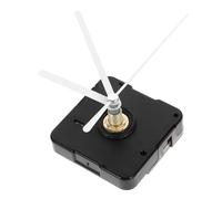 DIYEAH Kit de Mecanisme Horloge en Plastique Léger Facile à Installer Pile Aiguilles Blanches pour Horloge Murale sans Cadre, pour Maison et Bureau