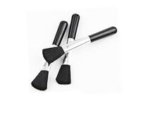 DIYEAH Kit De Nettoyage pour Ordinateur 4 Pièces pour Clavier Et Écran, Brosse Électronique Précise, Liquide Nettoyant 20 ML, Chiffon Microfibre Bleu Et Noir, Usage Domestique Et Informatique