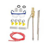 DIYEAH Kit de Pistolet de Sablage Humide, Outil de Dérouillage Professionnel, Raccord Rapide 1/4, Pvc, Acier Inoxydable, Cuivre, Céramique, pour Élimination Rouille Peinture
