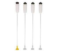 DIYEAH Kit de remplacement de 4 barres de suspension pour machine à laver : ressort anti-vibration pour une meilleure stabilité du tambour (usage domestique).